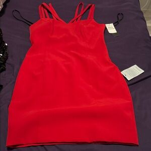 Laundry By Shelli Segal Red Strappy Dress